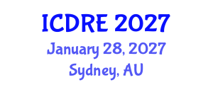 International Conference on Desalination and Renewable Energy (ICDRE) January 28, 2027 - Sydney, Australia International Conference on Desalination and Renewable Energy (ICDRE) January 28, 2027 - Sydney, Australia