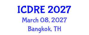 International Conference on Desalination and Renewable Energy (ICDRE) March 08, 2027 - Bangkok, Thailand International Conference on Desalination and Renewable Energy (ICDRE) March 08, 2027 - Bangkok, Thailand