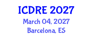 International Conference on Desalination and Renewable Energy (ICDRE) March 04, 2027 - Barcelona, Spain