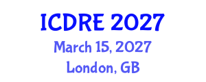 International Conference on Desalination and Renewable Energy (ICDRE) March 15, 2027 - London, United Kingdom International Conference on Desalination and Renewable Energy (ICDRE) March 15, 2027 - London, United Kingdom
