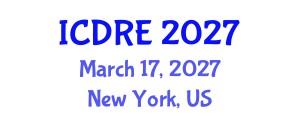 International Conference on Desalination and Renewable Energy (ICDRE) March 17, 2027 - New York, United States International Conference on Desalination and Renewable Energy (ICDRE) March 17, 2027 - New York, United States