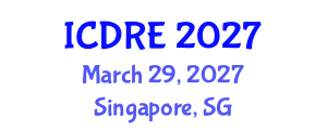 International Conference on Desalination and Renewable Energy (ICDRE) March 29, 2027 - Singapore, Singapore International Conference on Desalination and Renewable Energy (ICDRE) March 29, 2027 - Singapore, Singapore