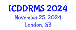 International Conference on Design and Development of Reconfigurable Manufacturing Systems (ICDDRMS) November 25, 2024 - London, United Kingdom