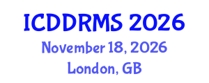 International Conference on Design and Development of Reconfigurable Manufacturing Systems (ICDDRMS) November 18, 2026 - London, United Kingdom