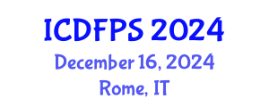 International Conference on Design of Fire Protection Systems (ICDFPS) December 16, 2024 - Rome, Italy