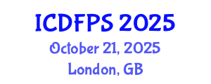 International Conference on Design of Fire Protection Systems (ICDFPS) October 21, 2025 - London, United Kingdom