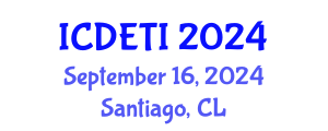 International Conference on Designing Effective Teaching Instructions (ICDETI) September 16, 2024 - Santiago, Chile