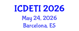 International Conference on Designing Effective Teaching Instructions (ICDETI) May 24, 2026 - Barcelona, Spain