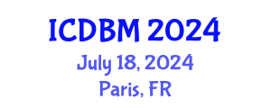 International Conference on Destination Branding and Marketing (ICDBM) July 18, 2024 - Paris, France