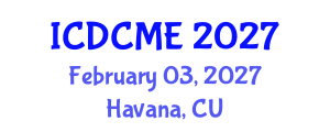 International Conference on Developing Countries and Mining Engineering (ICDCME) February 03, 2027 - Havana, Cuba International Conference on Developing Countries and Mining Engineering (ICDCME) February 03, 2027 - Havana, Cuba