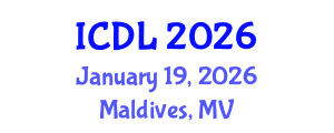 International Conference on Development and Learning (ICDL) January 19, 2026 - Maldives, Maldives