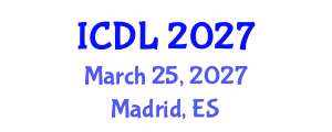 International Conference on Development and Learning (ICDL) March 25, 2027 - Madrid, Spain International Conference on Development and Learning (ICDL) March 25, 2027 - Madrid, Spain