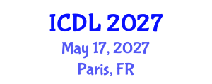 International Conference on Development and Learning (ICDL) May 17, 2027 - Paris, France International Conference on Development and Learning (ICDL) May 17, 2027 - Paris, France