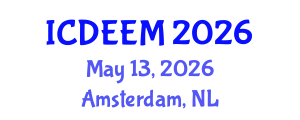 International Conference on Development Economics and Emerging Markets (ICDEEM) May 13, 2026 - Amsterdam, Netherlands