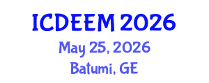 International Conference on Development Economics and Emerging Markets (ICDEEM) May 25, 2026 - Batumi, Georgia International Conference on Development Economics and Emerging Markets (ICDEEM) May 25, 2026 - Batumi, Georgia