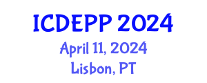 International Conference on Development Economics and Public Policy (ICDEPP) April 11, 2024 - Lisbon, Portugal