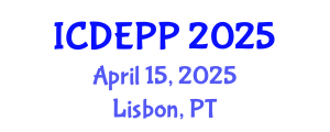 International Conference on Development Economics and Public Policy (ICDEPP) April 15, 2025 - Lisbon, Portugal