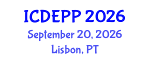 International Conference on Development Economics, Policies and Practices (ICDEPP) September 20, 2026 - Lisbon, Portugal