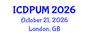 International Conference on Development Planning and Urban Management (ICDPUM) October 21, 2026 - London, United Kingdom