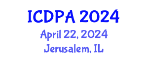 International Conference on Developmental Psychology and Adolescence (ICDPA) April 22, 2024 - Jerusalem, Israel