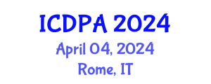 International Conference on Developmental Psychology and Adolescence (ICDPA) April 04, 2024 - Rome, Italy