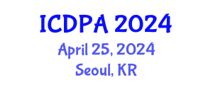 International Conference on Developmental Psychology and Adolescence (ICDPA) April 25, 2024 - Seoul, Republic of Korea