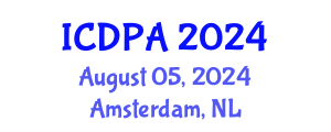 International Conference on Developmental Psychology and Adolescence (ICDPA) August 05, 2024 - Amsterdam, Netherlands