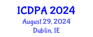 International Conference on Developmental Psychology and Adolescence (ICDPA) August 29, 2024 - Dublin, Ireland