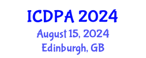 International Conference on Developmental Psychology and Adolescence (ICDPA) August 15, 2024 - Edinburgh, United Kingdom