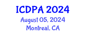 International Conference on Developmental Psychology and Adolescence (ICDPA) August 05, 2024 - Montreal, Canada