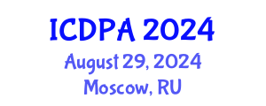 International Conference on Developmental Psychology and Adolescence (ICDPA) August 29, 2024 - Moscow, Russia