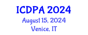 International Conference on Developmental Psychology and Adolescence (ICDPA) August 15, 2024 - Venice, Italy