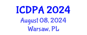 International Conference on Developmental Psychology and Adolescence (ICDPA) August 08, 2024 - Warsaw, Poland