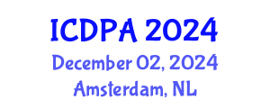 International Conference on Developmental Psychology and Adolescence (ICDPA) December 02, 2024 - Amsterdam, Netherlands