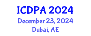 International Conference on Developmental Psychology and Adolescence (ICDPA) December 23, 2024 - Dubai, United Arab Emirates