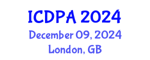 International Conference on Developmental Psychology and Adolescence (ICDPA) December 09, 2024 - London, United Kingdom