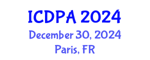 International Conference on Developmental Psychology and Adolescence (ICDPA) December 30, 2024 - Paris, France