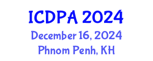 International Conference on Developmental Psychology and Adolescence (ICDPA) December 16, 2024 - Phnom Penh, Cambodia