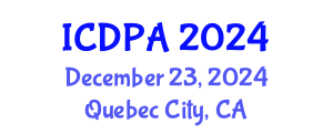 International Conference on Developmental Psychology and Adolescence (ICDPA) December 23, 2024 - Quebec City, Canada