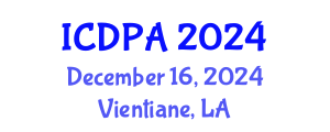 International Conference on Developmental Psychology and Adolescence (ICDPA) December 16, 2024 - Vientiane, Laos