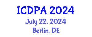 International Conference on Developmental Psychology and Adolescence (ICDPA) July 22, 2024 - Berlin, Germany