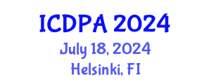 International Conference on Developmental Psychology and Adolescence (ICDPA) July 18, 2024 - Helsinki, Finland
