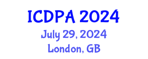 International Conference on Developmental Psychology and Adolescence (ICDPA) July 29, 2024 - London, United Kingdom
