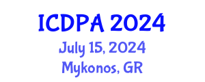 International Conference on Developmental Psychology and Adolescence (ICDPA) July 15, 2024 - Mykonos, Greece