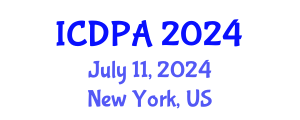 International Conference on Developmental Psychology and Adolescence (ICDPA) July 11, 2024 - New York, United States