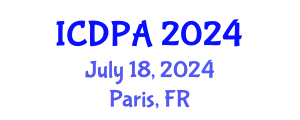 International Conference on Developmental Psychology and Adolescence (ICDPA) July 18, 2024 - Paris, France