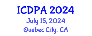 International Conference on Developmental Psychology and Adolescence (ICDPA) July 15, 2024 - Quebec City, Canada