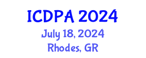 International Conference on Developmental Psychology and Adolescence (ICDPA) July 18, 2024 - Rhodes, Greece