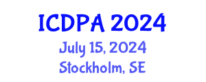 International Conference on Developmental Psychology and Adolescence (ICDPA) July 15, 2024 - Stockholm, Sweden