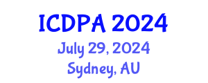 International Conference on Developmental Psychology and Adolescence (ICDPA) July 29, 2024 - Sydney, Australia